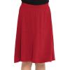 imageSTRETCH IS COMFORT Youth Girls Flowy ALine Skirt Knee Length and Ankle Length  Kids  Sizes 416Red