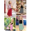 imageSTRETCH IS COMFORT Youth Girls Flowy ALine Skirt Knee Length and Ankle Length  Kids  Sizes 416Red