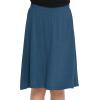 imageSTRETCH IS COMFORT Youth Girls Flowy ALine Skirt Knee Length and Ankle Length  Kids  Sizes 416Teal