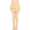 imageSTRETCH IS COMFORT Girls Oh So Soft Ruffle Tutu Skirt w Builtin LeggingsBeige