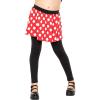 imageSTRETCH IS COMFORT Girls Oh So Soft Ruffle Tutu Skirt w Builtin LeggingsRed Polkadot