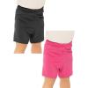 imageSTRETCH IS COMFORT Toddler Infant Play Shorts Made in USA  2 Pack  324monthsBlack  Hot Pink
