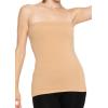 imageSTRETCH IS COMFORT Womens ampamp Plus Mid and Long Length Tube Top  X Small  5XBeige