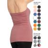 imageSTRETCH IS COMFORT Womens ampamp Plus Mid and Long Length Tube Top  X Small  5XDark Mauve