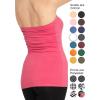 imageSTRETCH IS COMFORT Womens ampamp Plus Mid and Long Length Tube Top  X Small  5XHot Pink