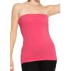 imageSTRETCH IS COMFORT Womens ampamp Plus Mid and Long Length Tube Top  X Small  5XHot Pink
