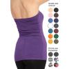 imageSTRETCH IS COMFORT Womens ampamp Plus Mid and Long Length Tube Top  X Small  5XPurple