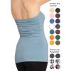 imageSTRETCH IS COMFORT Womens ampamp Plus Mid and Long Length Tube Top  X Small  5XSlate Blue