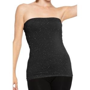 imageSTRETCH IS COMFORT Womens ampamp Plus Mid and Long Length Tube Top  X Small  5XBlack Sparkle