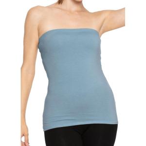 imageSTRETCH IS COMFORT Womens ampamp Plus Mid and Long Length Tube Top  X Small  5XSlate Blue