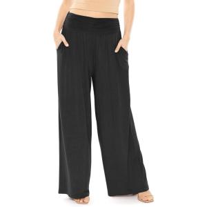 imageWomens Stretch Rayon Cropped Gaucho and Long Gaucho Pants with Pockets  Small5XRust