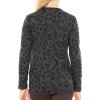 imageSTRETCH IS COMFORT Girls Oh So Soft Mystique and Prints Long Sleeve Crew Neck TopBlack Cheetah