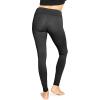 imageSTRETCH IS COMFORT Womens and Plus Teamwear Foldover Knee Length and Full Length Cotton Yoga LeggingsBlack