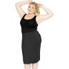 imageWomens Plus Size Soft Stretch MIDI Skirt  Comfortable for Women  XLarge  6XBlack