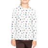 imageSTRETCH IS COMFORT Girls Oh So Soft Mystique and Prints Long Sleeve Crew Neck TopButterfly
