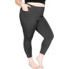 imageSTRETCH IS COMFORT Women and Plus Size Oh So Soft High Waist Crop Leggings with Pocket