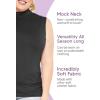 imageSTRETCH IS COMFORT Womens Plus Oh So Soft Sleeveless Mock Neck Top  Perfectly Stylish Cozy Essential for Everyday XS5XLBlack