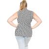 imageSTRETCH IS COMFORT Womens Plus Oh So Soft Sleeveless Mock Neck Top  Perfectly Stylish Cozy Essential for Everyday XS5XLHoundstooth