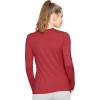 imageSTRETCH IS COMFORT Womens and Plus Oh So Soft Long Sleeve Crew Neck Top  Small  3XRed