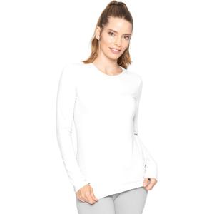 imageSTRETCH IS COMFORT Womens and Plus Oh So Soft Long Sleeve Crew Neck Top  Small  3XWhite