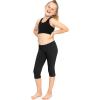 imageGirls Oh So Soft Knee Length Knee Length Leggings  Size 414Black