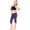 imageGirls Oh So Soft Knee Length Knee Length Leggings  Size 414Purple