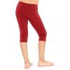 imageGirls Oh So Soft Knee Length Knee Length Leggings  Size 414Red
