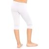imageGirls Oh So Soft Knee Length Knee Length Leggings  Size 414White