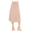 imageKnee Length and Midi ALine Flowy Skirt  Comfortable Clothes for Women  S5XBeige