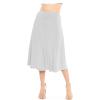 imageKnee Length and Midi ALine Flowy Skirt  Comfortable Clothes for Women  S5XHeather Gray