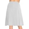 imageKnee Length and Midi ALine Flowy Skirt  Comfortable Clothes for Women  S5XHeather Gray