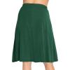 imageKnee Length and Midi ALine Flowy Skirt  Comfortable Clothes for Women  S5XHunter Green