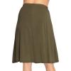 imageKnee Length and Midi ALine Flowy Skirt  Comfortable Clothes for Women  S5XOlive Green