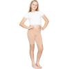 imageSTRETCH IS COMFORT Girls Cotton Biker Shorts and Cartwheel Shorts  Two Lengths to Choose from  Size 414Beige
