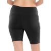 imageSTRETCH IS COMFORT Women and Plus Size High Waist Biker Shorts Full and Knee Length Leggings with PocketBlack
