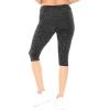 imageSTRETCH IS COMFORT Women and Plus Size High Waist Biker Shorts Full and Knee Length Leggings with PocketBlack Cheetah