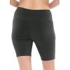 imageSTRETCH IS COMFORT Women and Plus Size High Waist Biker Shorts Full and Knee Length Leggings with PocketCharcoal Gray