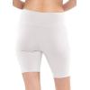 imageSTRETCH IS COMFORT Women and Plus Size High Waist Biker Shorts Full and Knee Length Leggings with PocketWhite