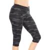 imageSTRETCH IS COMFORT Womens Plus Size Knee ampamp Full Length Leggings  XLarge  7XBlack Camo