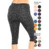 imageSTRETCH IS COMFORT Womens Plus Size Knee ampamp Full Length Leggings  XLarge  7XBlack Cheetah