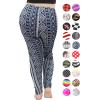 imageSTRETCH IS COMFORT Womens Plus Size Knee ampamp Full Length Leggings  XLarge  7XBoho Chakra Blue