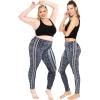 imageSTRETCH IS COMFORT Womens Plus Size Knee ampamp Full Length Leggings  XLarge  7XBoho Chakra Blue