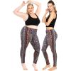 imageSTRETCH IS COMFORT Womens Plus Size Knee ampamp Full Length Leggings  XLarge  7XBoho Natural Floral