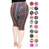 imageSTRETCH IS COMFORT Womens Plus Size Knee ampamp Full Length Leggings  XLarge  7XBoho Natural Floral