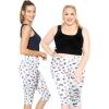 imageSTRETCH IS COMFORT Womens Plus Size Knee ampamp Full Length Leggings  XLarge  7XButterfly