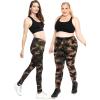imageSTRETCH IS COMFORT Womens Plus Size Knee ampamp Full Length Leggings  XLarge  7XCamouflage