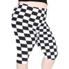 imageSTRETCH IS COMFORT Womens Plus Size Knee ampamp Full Length Leggings  XLarge  7XCheckered Black and White