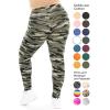 imageSTRETCH IS COMFORT Womens Plus Size Knee ampamp Full Length Leggings  XLarge  7XGreen Camo