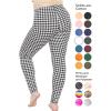imageSTRETCH IS COMFORT Womens Plus Size Knee ampamp Full Length Leggings  XLarge  7XHoundstooth