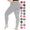 imageSTRETCH IS COMFORT Womens Plus Size Knee ampamp Full Length Leggings  XLarge  7XNautical Black Stripes
